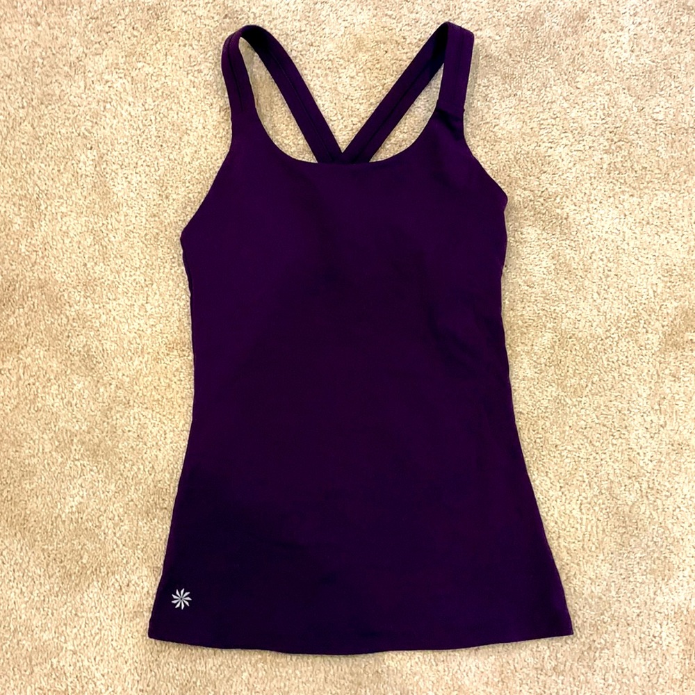 Athleta Workout Tank with Built-in Bra XXS